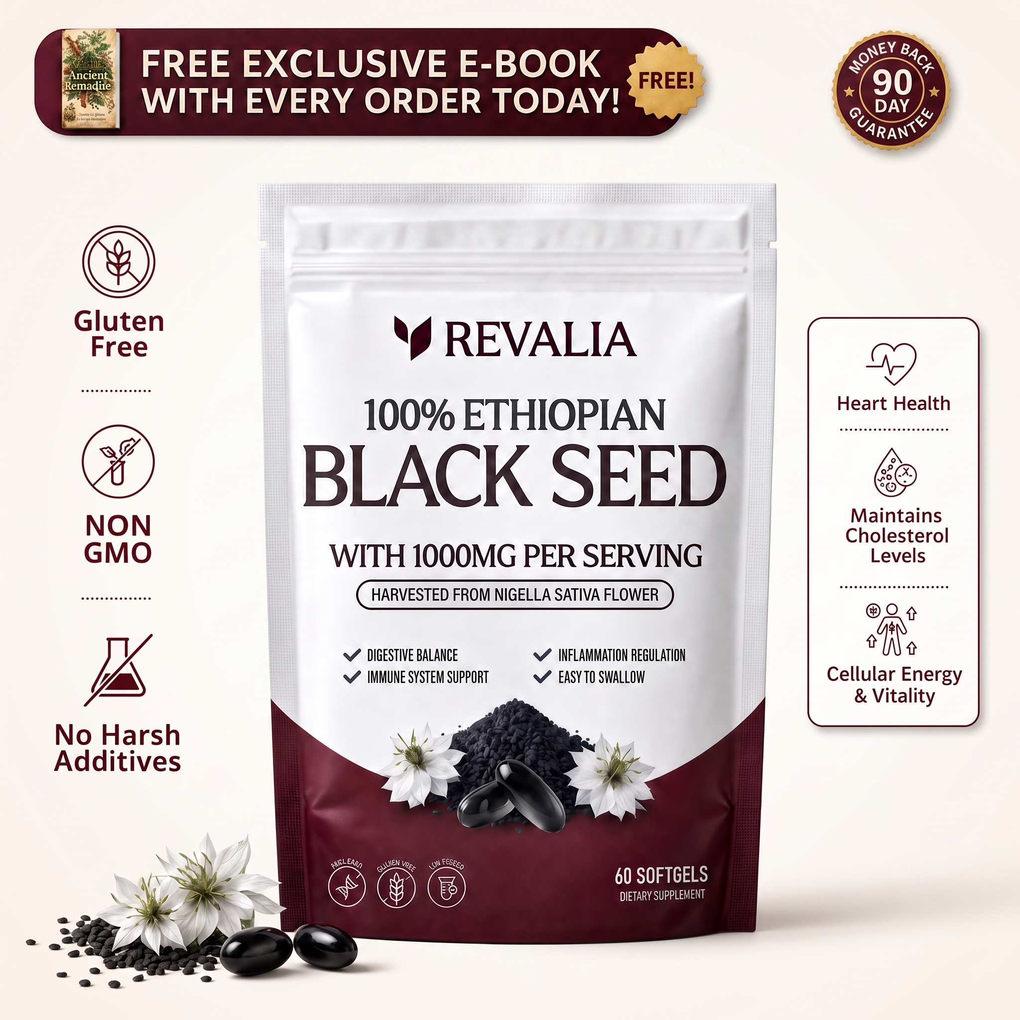 Revalia® Ethiopian Black Seed Oil