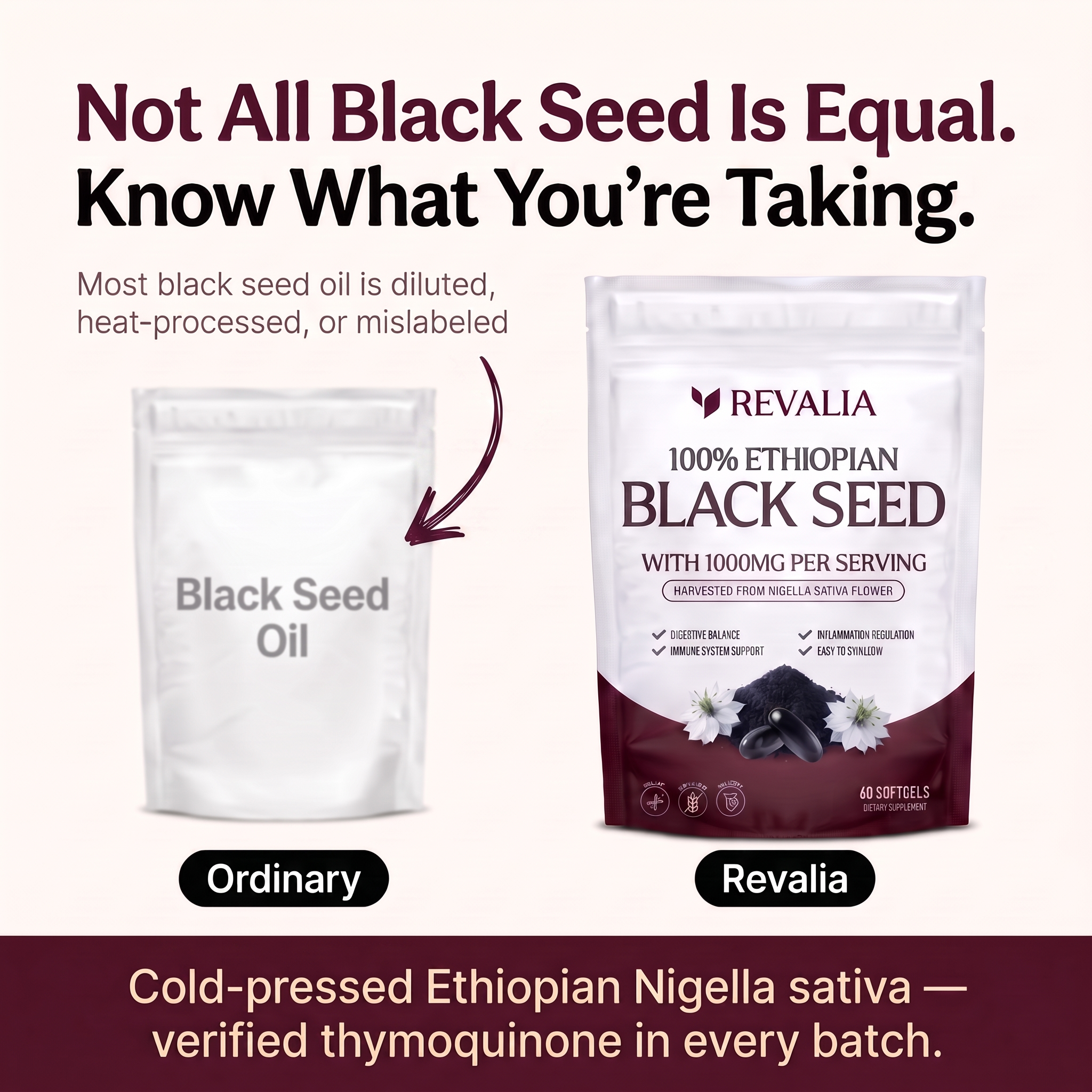 Revalia® Ethiopian Black Seed Oil