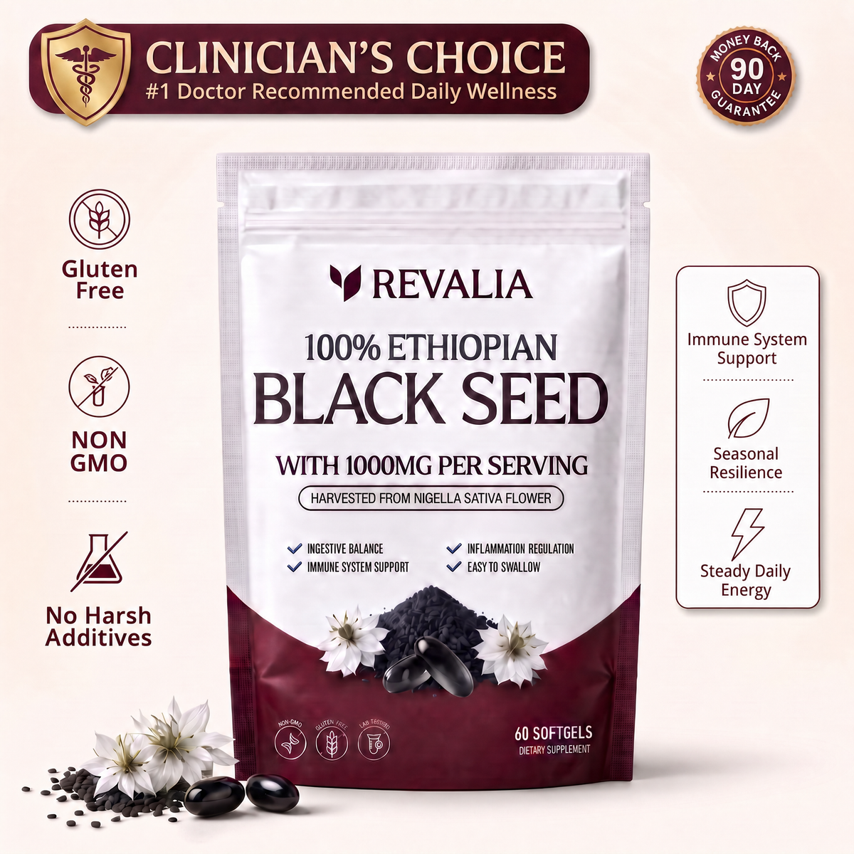 Revalia® Ethiopian Black Seed Oil